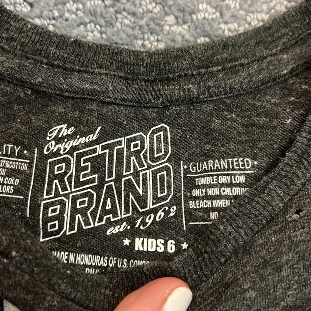 Original retro brand Gray Short Sleeve Tee Casual Style “ living my best life” - Picture 3 of 3